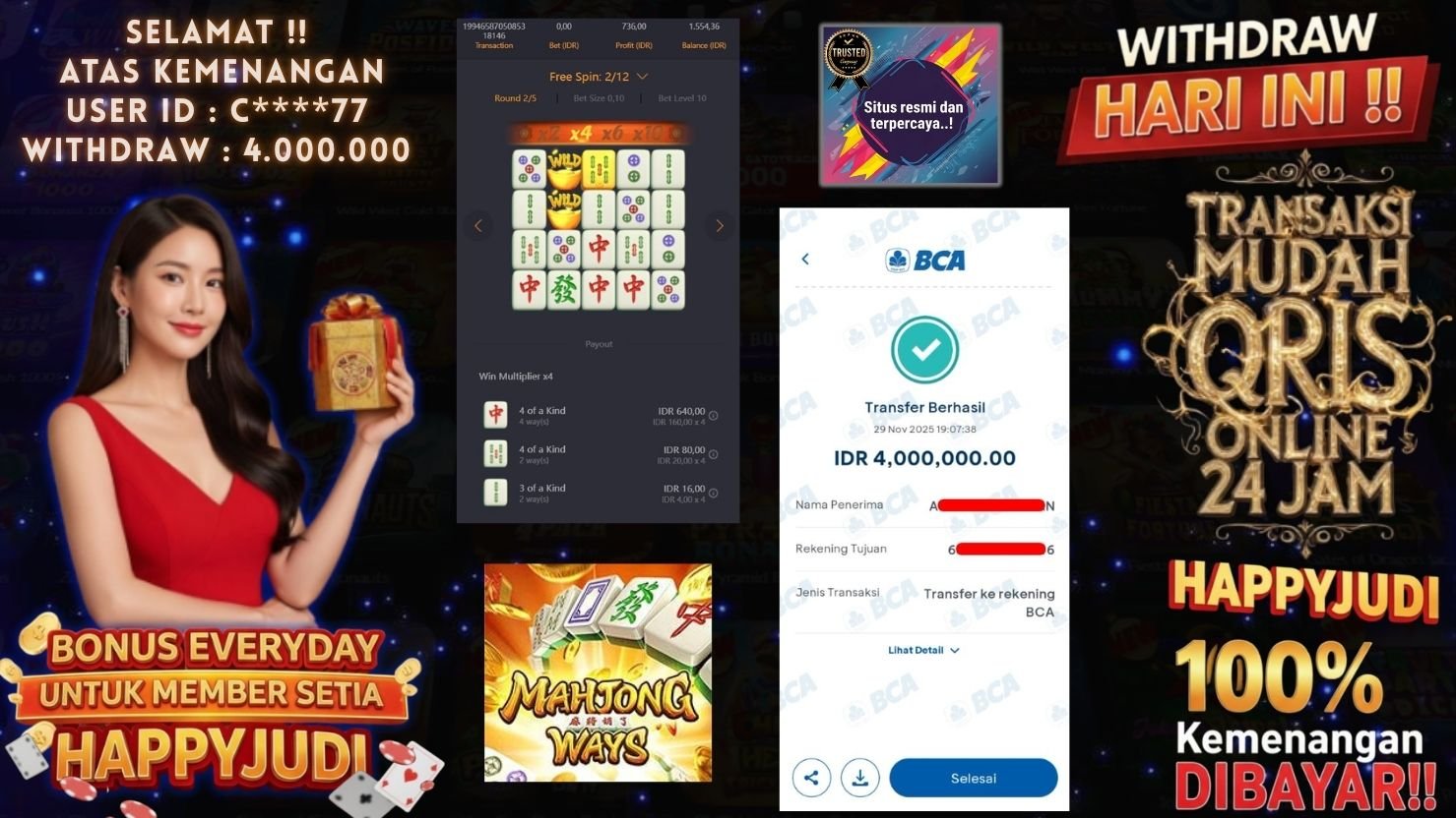 HAPPYJUDI JACKPOT SLOT MAHJONG WAYS